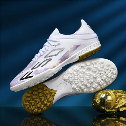 New Men's Soccer Shoes Futsal Football Boots Sneakers Match Grass Cleats High-Quality Non-Slip Indoor Hot-Selling High-Top Outdoor