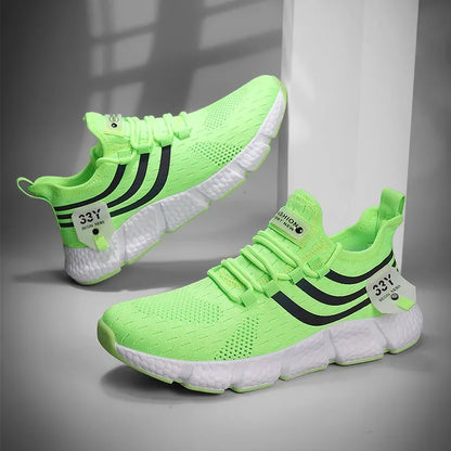 Sports Men's Shoes Spring and Autumn Breathable Casual Running Shoes Lightweight Walking Couple Shoes Men's Spirit Women's Shoes