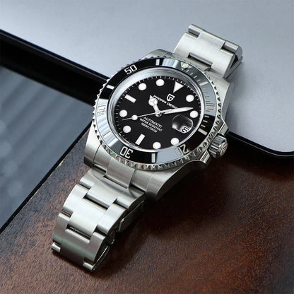 PAGANI DESIGN Diving Watch Mechanical Automatic Watch 316L Stainless Steel UltraBright Luminous Watch Top Luxury Watches for Man