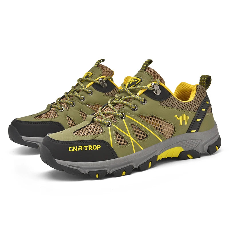 Men's Hiking Shoes Breathable Mesh Sports Summer Outdoor Wear-resistant Hiking and Hunting Tactical Shoes