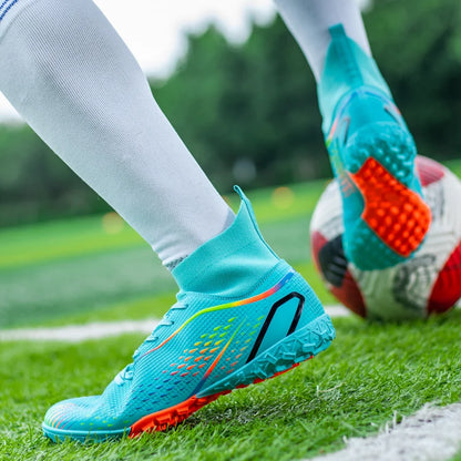 Men's Football Boots Professional Turf Futsal Match Grass Unisex Outdoor Training Soccer Shoes Soccer Cleats Non-slip Breathable