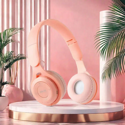 Casque audio Bluetooth Hi-Fi sans fil, circumaural, avec microphone, réduction de bruit, confortable pour les voyages et l'utilisation à domicile