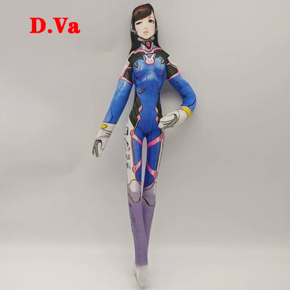 26cm fleksibilna plišana figura s žičanim tijelom i različitim pozama, anime igra Overwatch D.Va / Doomfist / Genji / Widowmaker, plišana lutka