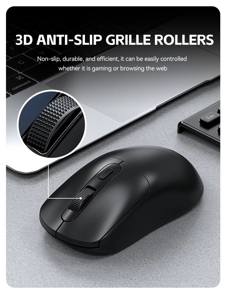 Mouse de gaming wireless Warvank X8, 500 mAh, reîncărcabil TYPE-C, mouse de birou potrivit pentru laptopuri și computere desktop