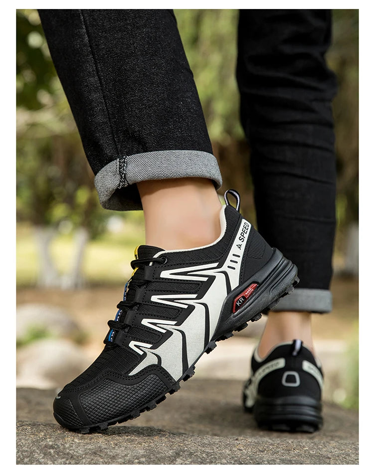 Men's Hiking Shoes Waterproof Non-slip Hiking Hiking Sports Shoes Camping Training Hunting Tactical Shoes Men's Cycling Shoes