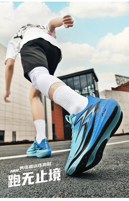 Running Shoes Speciality Marathon Men Sports Breathable Lightweight Carbon Board Women's Comfortable Athletic Nonskid Sneakers