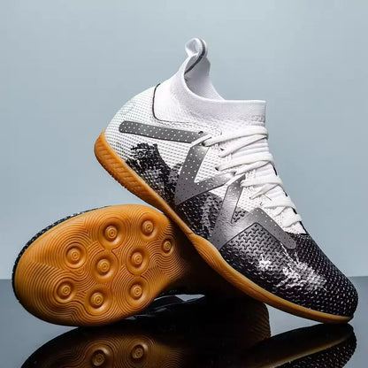 Botte de Football en salle, crampons de Futsal professionnels pour hommes, chaussures de Football pour adultes, durables, confortables, antidérapantes, baskets d'entraînement pour adolescents