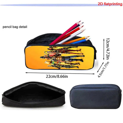 FORTNITE 3-Piece Lightweight Backpack Set with Front Pocket, Crossbody Bag & Pencil Case for Ages 5-9 Boys and Girls, Includes Free 3D Printed Keychain