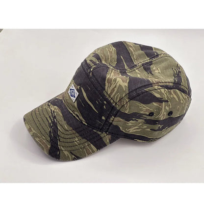 Baseballkappe im Workwear-Stil mit Camouflage-Muster und kurzer Krempe für Damen und Herren, trendige Unisex-Outdoor-Sonnenkappe