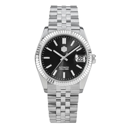 San Martin 36.5mm Men's Dress Watch Top Brand Luxury Automatic Mechanical Fashion Couples Watches Sapphire Waterproof 100m BGW9