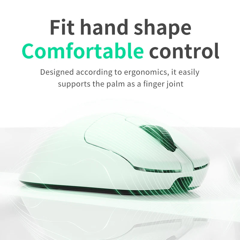 Mouse wireless AJAZZ AJ179 NL Star Flash Version, 3 modalità, bassa latenza, lunga autonomia, leggero e personalizzato, per ufficio e gaming