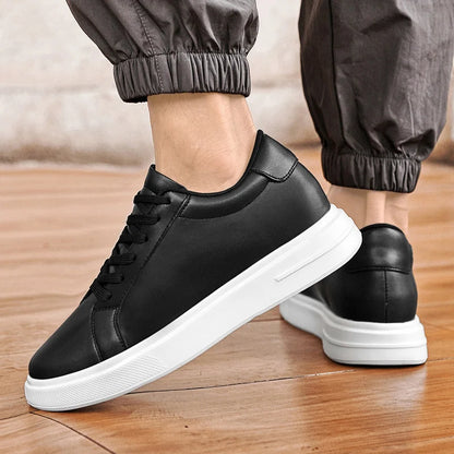 Baskets pour homme, chaussures rehaussantes, semelles rehaussantes, talons hauts de 6 à 10 cm, chaussures en cuir, chaussures de sport, chaussures pour homme