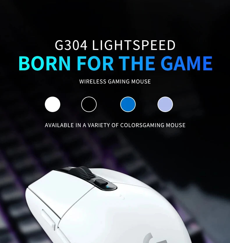 Logitech G102 G203 Wired Gaming Mouse 2.1 Meter Long Cable 8000 DPI RGB Effects for PC Laptop Office Gamer Flexible