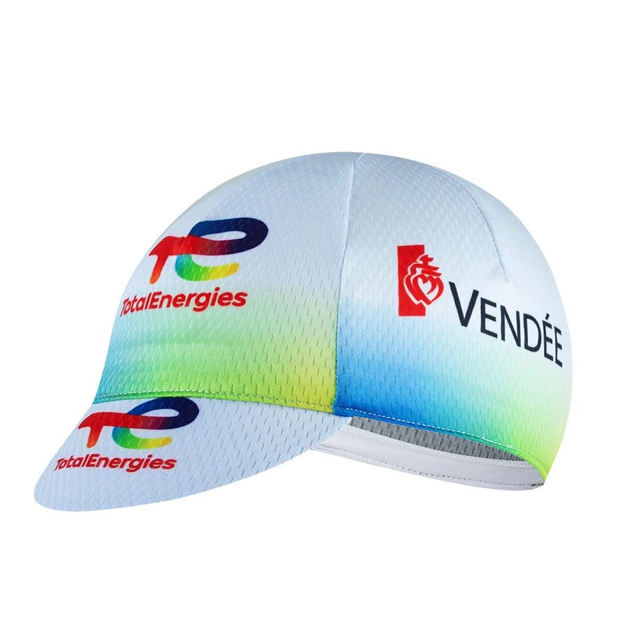 Blue 2026 UAE Cycling Hat MEN'S Summer Classic Cycling Caps Quick Dry BIG M Bike Mountain MTB Racing Bicycle Hat Under Helmet