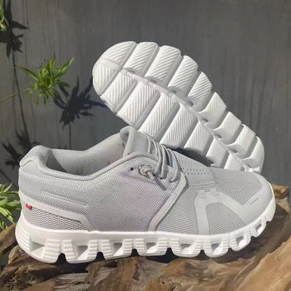 Zapatillas deportivas unisex de caña baja, ligeras y transpirables para running y actividades al aire libre, calzado deportivo casual, empeine de PU y malla, antideslizantes...