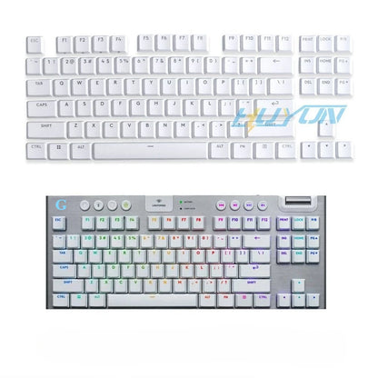 Tecla texturizada antideslizante transparente retroiluminada G915 913 TKL G815 G813, compatible con teclado mecánico Logitech