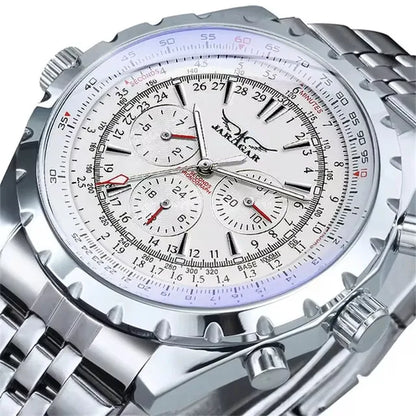 JARAGAR 212 Mechanické automatické pánské hodinky, módní, business, luxusní, s týdenním kalendářem, prémiový dárek pro muže, Reloj Hombre
