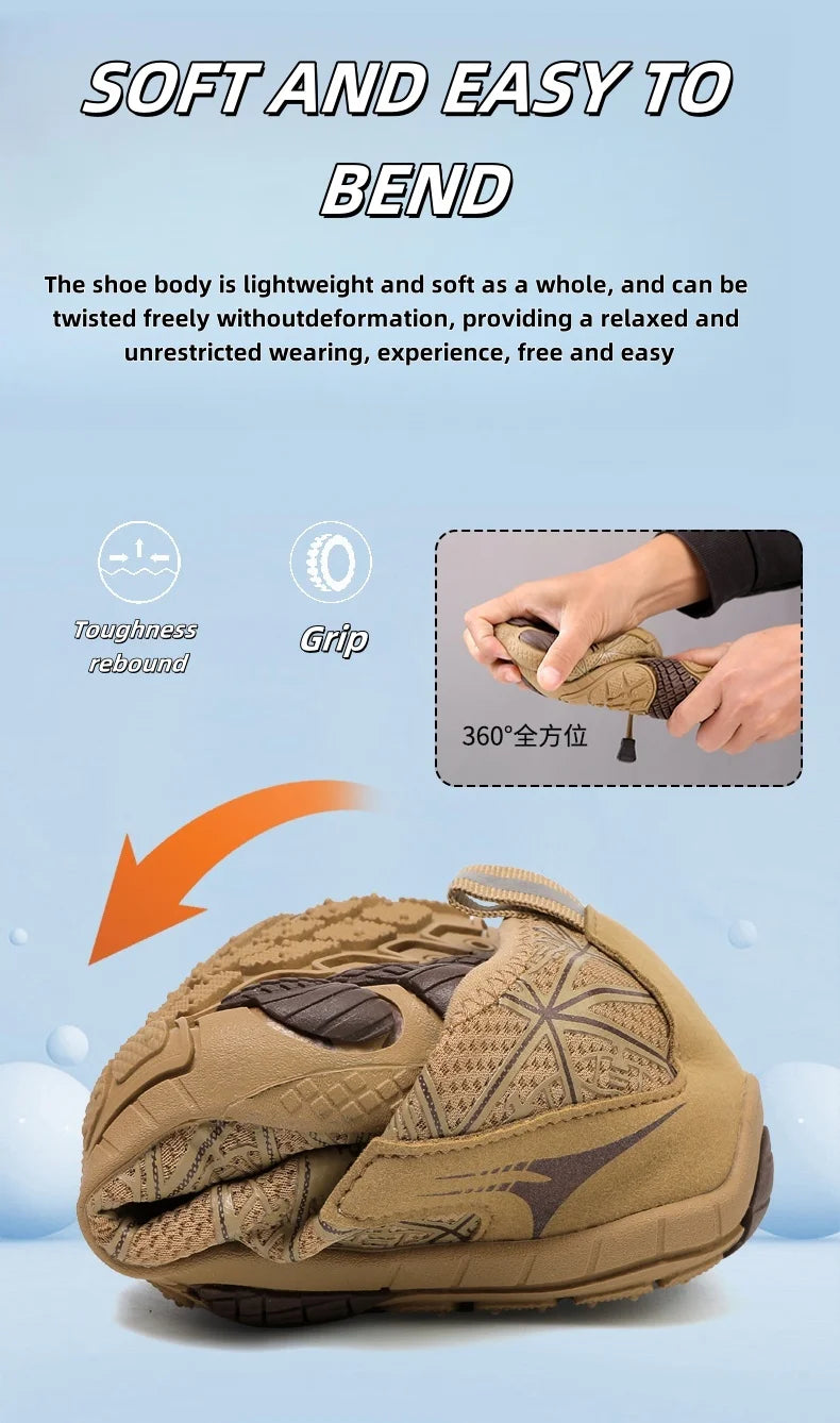 Barefoot-schoenen, sneldrogende, antislip, lichtgewicht wandelschoenen voor heren voor buitengebruik, geschikt voor het strand, wandelen, fitness, sportschoenen 36-4