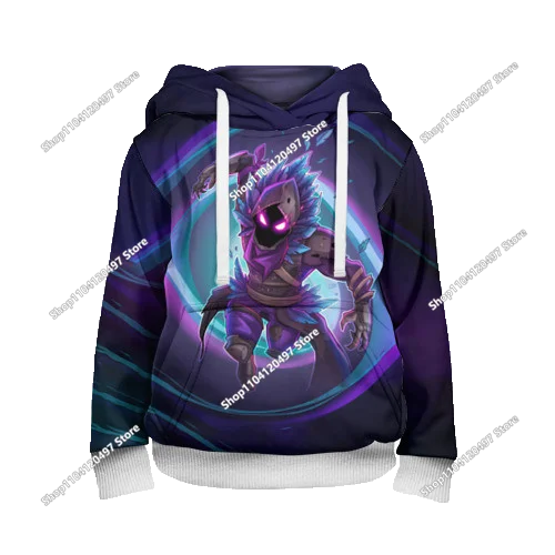 2025 uusi Fortnite 3D -painettu unisex-huppari, rento takki, pelioheistuote, cosplay, lastenvaatteet, lahjat