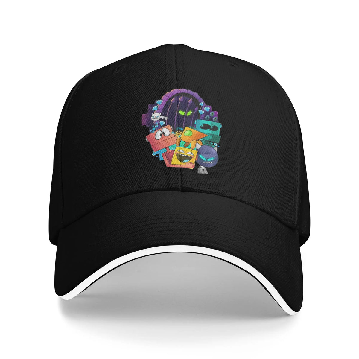 Geometria Kocka Gaming Dash Baseballová čiapka Hip Hop Sandwichové čiapky Unisex Nastaviteľná čiapka typu „dad hat“ Šport