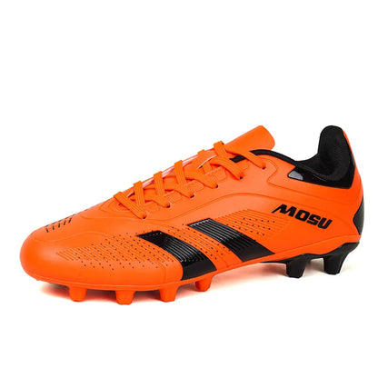 Nuevas zapatillas de fútbol para hombre y mujer, calzado deportivo para interior y exterior con tacos largos y tacos fragmentados para entrenamiento de fútbol en césped sintético