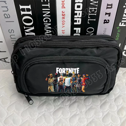 Estojo para Canetas Fortnite com Padrão Criativo do Jogo, Estojo Harajuku, Bolsa de Arrumação para Rapaz e Rapariga, Material de Regresso às Aulas, Presentes de Aniversário e Festa