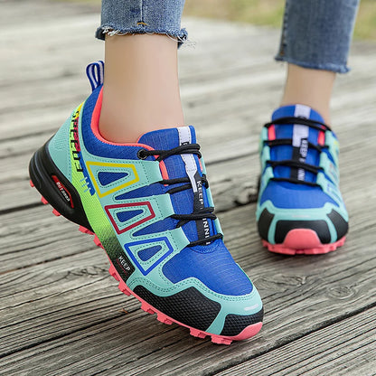 Women's Waterproof Hiking Shoes Outdoor Sports Shoes Women's Walking Travel Sports Shoes Bicycle Sports Shoes Running Sports Sho