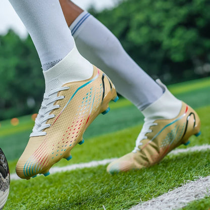 Men's Football Boots Professional Turf Futsal Match Grass Unisex Outdoor Training Soccer Shoes Soccer Cleats Non-slip Breathable