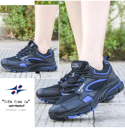 BONA New Designers hardloopschoenen, ademende outdoorsportschoenen, lichtgewicht sneakers voor dames, comfortabele sportschoenen voor dames