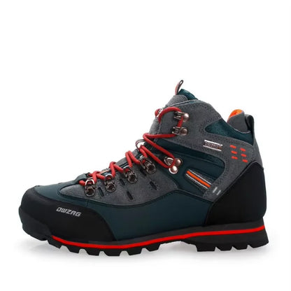 Lynjacye Mid-Cut 2025 New Waterproof Hiking Boots Training Shoes Men Sports Outdoor Non-Slip Woodland Hunting Work Shoes