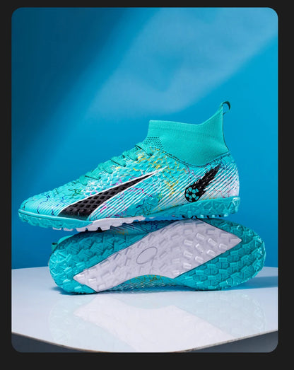 Men's Soccer Shoes Kids Football Boots Women Professional Soccer Cleats Antiskid Chaussure TF/FG Outdoor Athletic Football Shoes