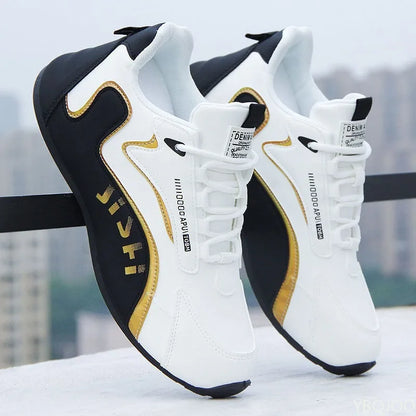 Sapatos de homem de tamanho grande, novidade de outono, respiráveis, casuais, confortáveis, versáteis, leves e planos, para desporto
