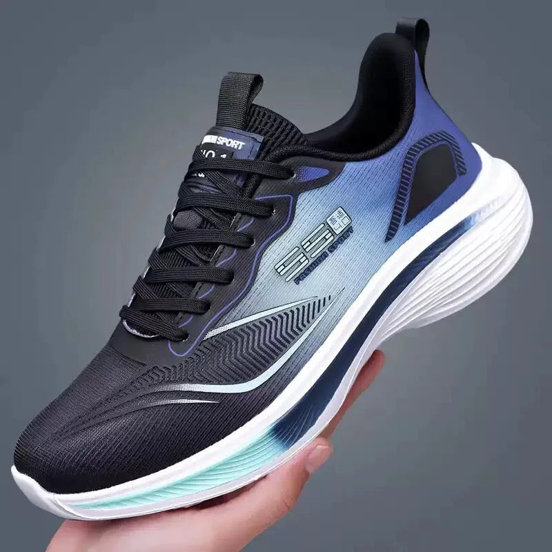 Breathable Mesh Men's Lightweight Casual Sneakers Non-Slip Soft Sole Running Shoes for Spring and Summer