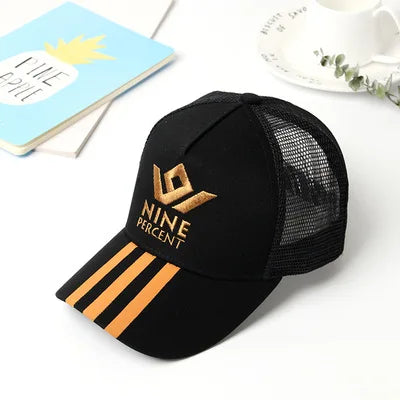 Summer autumn Kid Boy Cartoon Letter Embroidered Baseabll Caps Children Girls Outdoor Leisure Mesh Sport hats