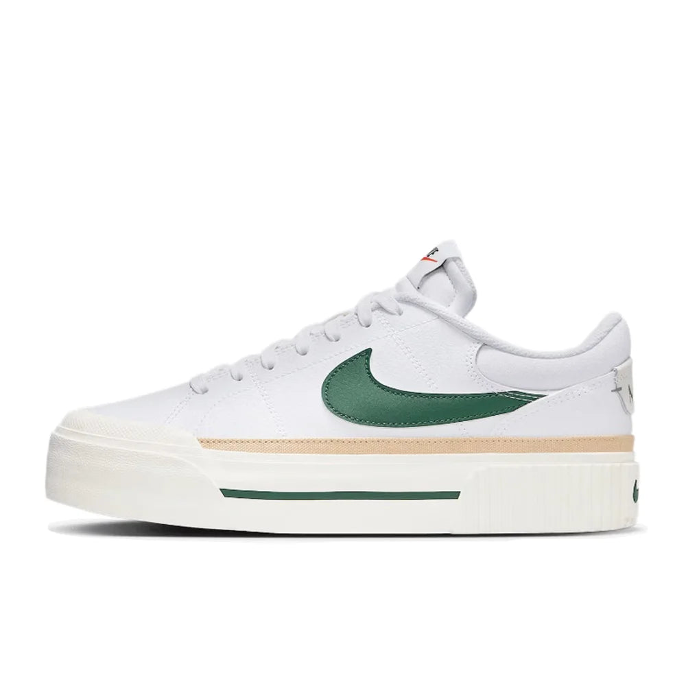 Nike Court Legacy: suela con diseño para aumentar la altura, amortiguación cómoda y antideslizante, zapatillas deportivas duraderas FZ2606-100