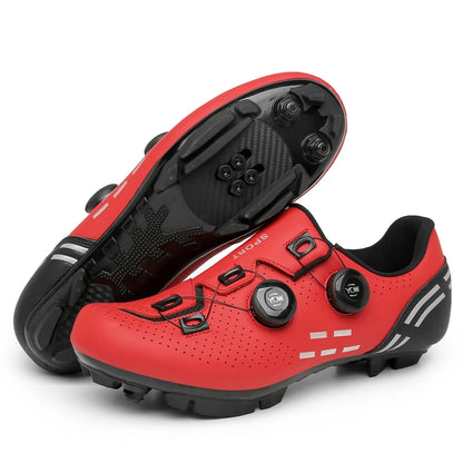 Hochwertige Fahrradschuhe für Herren, SPD, selbstverriegelnd, Rennrad-Sportschuhe, MTB-Mountainbike-Schuhe für Damen, rutschfeste Fahrradschuhe 36-47