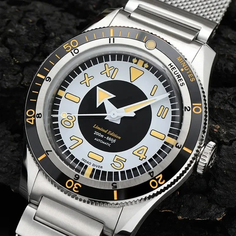 IX&DAO IPOSE Watch 5303 ETA-2824 Movement Automatic Mechanical GMT Sport Retro Diving Casual Dress 200m Waterproof Men Watches
