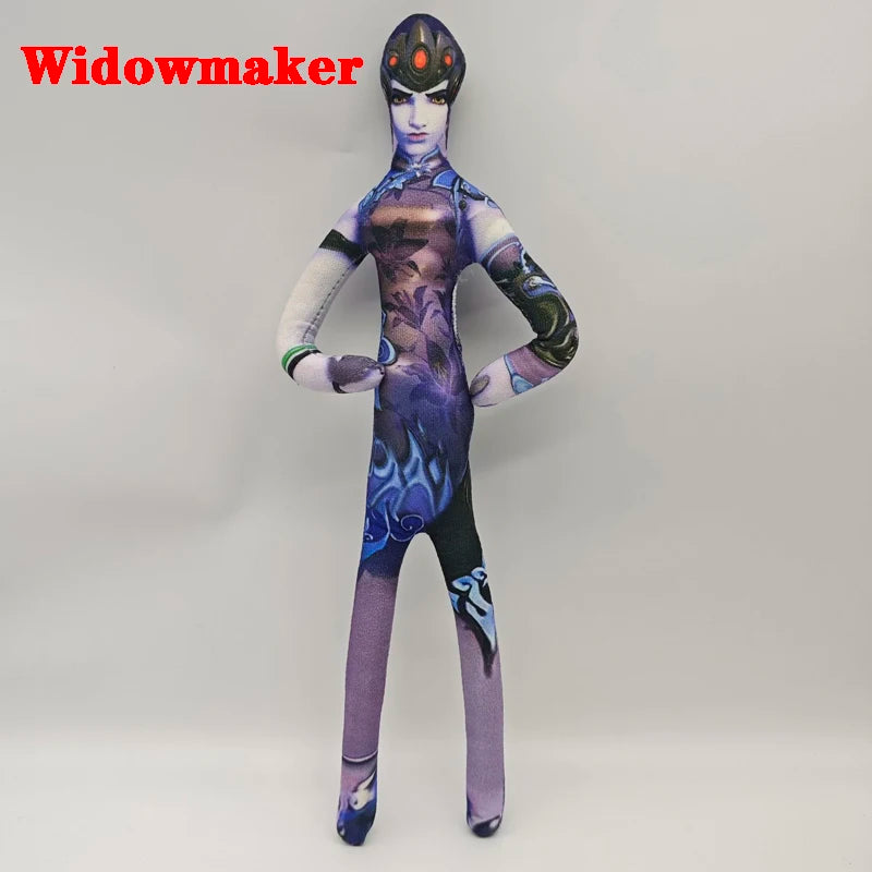26cm fleksibilna plišana figura s žičanim tijelom i različitim pozama, anime igra Overwatch D.Va / Doomfist / Genji / Widowmaker, plišana lutka
