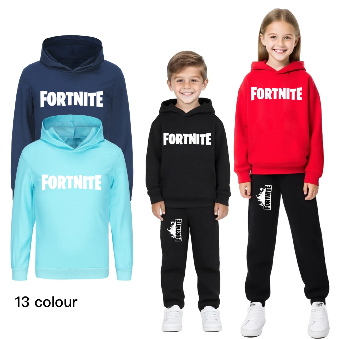 Kids Fortnite Baby Cartoon Clothing Hoodie Unisex Boys Long Sleeve Hooded Sweatshirts Youth Girls Casual Coats 1354