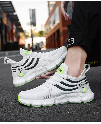 Sports Men's Shoes Spring and Autumn Breathable Casual Running Shoes Lightweight Walking Couple Shoes Men's Spirit Women's Shoes
