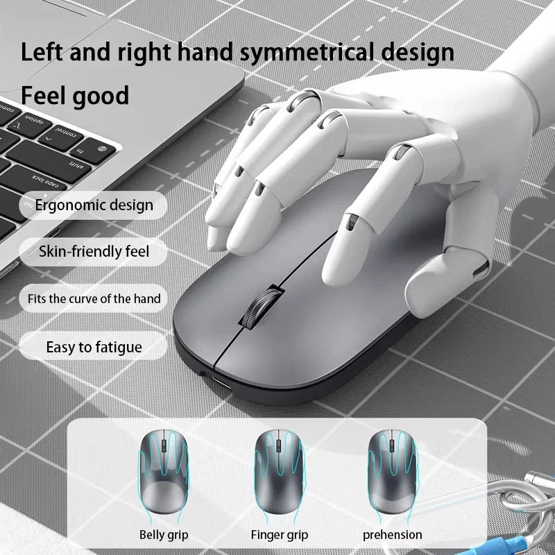 Lenovo Bluetooth Wireless Mouse 2.4G Dual Mode DPI Adjustable Type-C Rechargeable Silent Ergonomic Portable Office Mouse 2026 ﻿