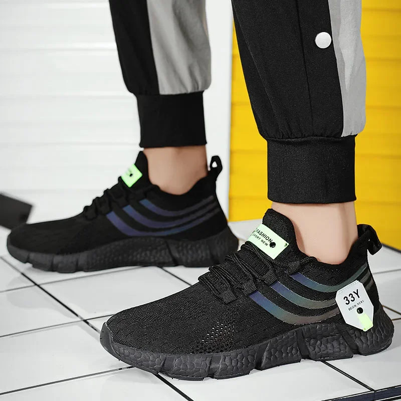 Sports Men's Shoes Spring and Autumn Breathable Casual Running Shoes Lightweight Walking Couple Shoes Men's Spirit Women's Shoes