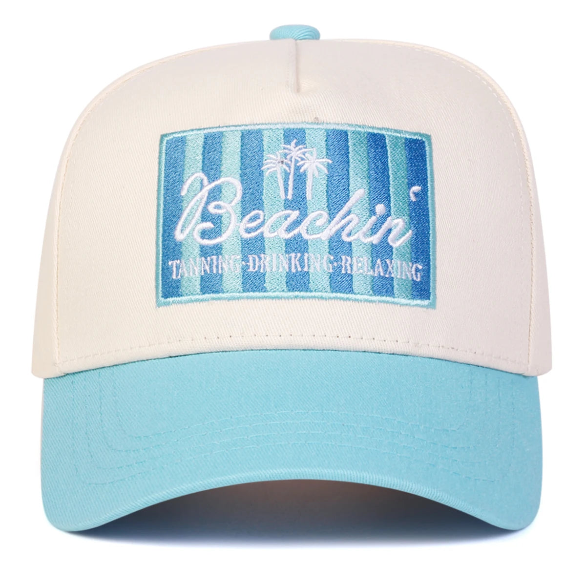 Unisex BEACHIN Κασκέτα μπέιζμπολ με κεντημένα γράμματα Άνοιξη Φθινόπωρο Υπαίθρια Ρυθμιζόμενα Κασκέτα για καθημερινή χρήση Κασκέτα αντηλιακή Αθλητική κασκέτα