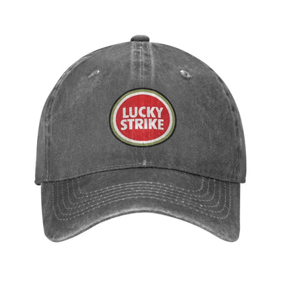 Lucky Strike Letters Troye Sivan Music Sport Retro Cowboy vyprané bejzbalové čiapky pánske džínsové streetové čiapky Tide na turistiku pánske čiapky typu „dad cap“