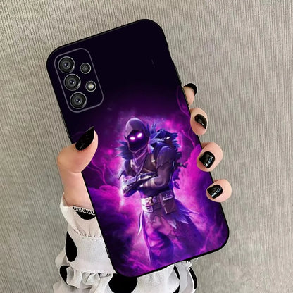 R-Royales F-Fortnites Phone Case For Samsung Galaxy A20, A21s, A22, A31, A32, A52, A53, A72, 73, A80, A91 Soft Black Cover