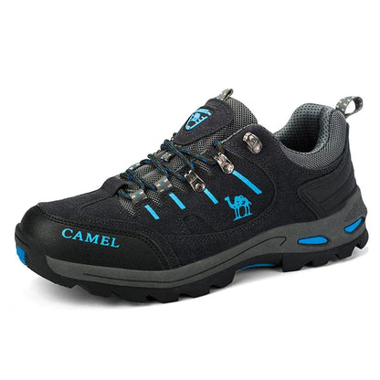 Herren-Wanderschuhe aus Veloursleder, Outdoor-Trail-Trekking-Sneaker, rutschfeste, atmungsaktive Kletterschuhe für Herren, Bergsportschuhe