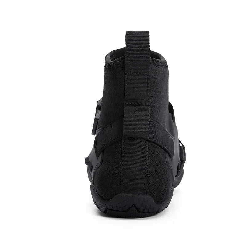 Zapatillas deportivas de exterior para senderismo y vadeo, unisex, para natación, calzado acuático de caña alta barefoot, zapatos aqua para playa, fitness, buceo y surf