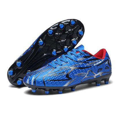 Neue Herren-Fußballschuhe TF Sport Trainings-Soccer-Schuhe, weich, ultraleicht, atmungsaktiv, professionelle Unisex-Sneaker, Rasen-Stollenschuhe für Matches