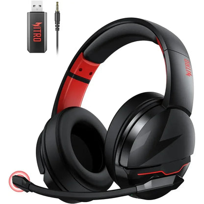 Casque de jeu sans fil Acer PS5 2,4 GHz pour PS5, PS4, PC, Switch, casque de jeu Bluetooth 5.3 avec micro à suppression du bruit