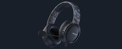 Casque de jeu avec micro pour PC, PS5, PS4, Xbox One, Switch, casque filaire pour gamer, casque supra-auriculaire